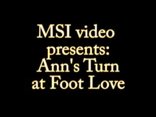 ann s turn at foot love
